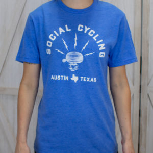 Social Cycling Austin Blue shirts